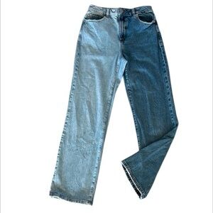 Garage Droit Annees 90s' straight split color jeans size 5